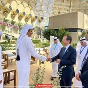 دیدار رئیس رژیم صهیونیستی با امیر قطر