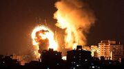 بمباران رفح در جنوب نوار غزه