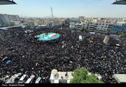 وداع میلیونی مردم تهران با پیکر شهدای خدمت