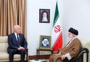 رهبر انقلاب در دیدار رئیس‌جمهور تونس: همدلی‌های کنونی میان ایران و تونس باید تبدیل به همکاری‌های میدانی‌ شود
