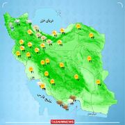 احتمال ورود گردوخاک از غرب کشور / هوا در تهران گرم‌تر می‌شود