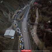 ترافیک پرحجم در چالوس، فیروزکوه