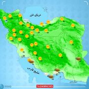 جوی آرام طی پنج روز آینده در اغلب مناطق کشور