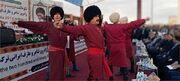 هنرمندان گلستانی برای مهمانان ترکمنستانی و عموم مردم سنگ تمام گذاشتند