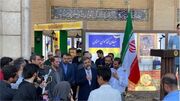 بازدید سرزده وزیر فرهنگ و ارشاد اسلامی از غرفه سمنان در نمایشگاه بین المللی کتاب تهران