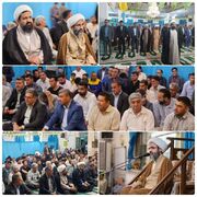 مراسم چهلمین روز گرامیداشت شهید جمهور و شهدای دولت در چهارباغ استان البرز برگزار شد