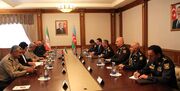 دیدار وزیر دفاع جمهوری آذربایجان با هیأت نظامی ایران+عکس