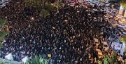 تجمع دانشجویان و مردم در اعتراض به حمله صهیونیست‌ها به بیمارستانی در غزه