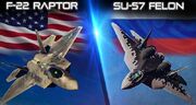 مقایسه جنگنده اف 22 و سوخو 57؛ نبرد مرگبار در آسمان