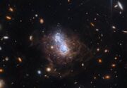 عکس | تصویر شگفت‌انگیز جیمز وب از کهکشانی که ۵۹ میلیون سال نوری از زمین فاصله دارد!