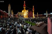 تصاویر/ مراسم احیای شب بیست و سوم ماه رمضان در آستان علوی