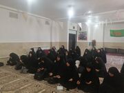 تصاویر/برگزاری مراسم یادبود شهادت رئیس جمهور و همراهان ایشان در مدرسه علمیه حضرت زهرا (س)سنجان