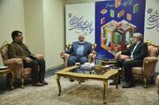 معاون فرهنگی بنیاد شهید با رئیس نمایشگاه کتاب دیدار کرد
