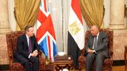 گفت‌وگوی تلفنی وزرای خارجه انگلیس و مصر