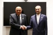 تاکید وزیر خارجه مصر بر اهتمام این کشور برای توسعه روابط با ایران
