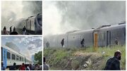 تصاویر آتش‌سوزی قطار ارتباطی با متروی تهران ندارد
