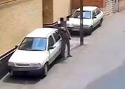 لحظه دستگیری سارق خودرو توسط مردم در تبریز + فیلم