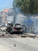 حمله پهپادی اسرائیل به خودرویی در شرق لبنان