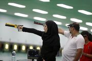 مدال برنز تپانچه‌ ۲۵متر تیمی به دختران ایران رسید
