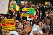 تجمع مردم تهران در محکومیت جنایات رژیم صهیونیستی+ فیلم