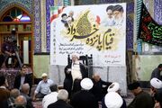 بزرگداشت سی‌وپنجمین سالگرد رحلت حضرت امام خمینی (ره) و قیام ۱۵ خرداد در یزد + تصاویر