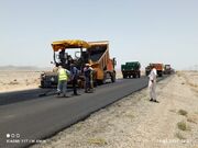 اجرای ۲۳۰ کیلومتر روکش آسفالت در محورهای مواصلاتی سیستان و بلوچستان