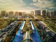 رونمایی دبی از طرح‌های آینده‌نگر برای سبزترین بزرگراه جهان