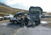 سوانح رانندگی در محورهای استان کرمانشاه ۲ کشته و ۲ زخمی برجای گذاشت