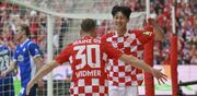 Brace for Lee in Mainz win; Maeda nets in Glasgow derby