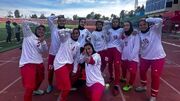 فوتبال جوانان کافا؛ برتری دختران ایران برابر تاجیکستان