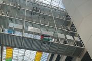 ازسرگیری تظاهرات حامیان فلسطین در دانشگاه ژنو سوئیس