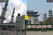 حذف نمادهای معماری اسلامی بزرگترین مسجد جنوب چین