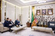 ملاقات سفیر ایران در عربستان با رئيس شوراى عالى حج عربستان + فیلم