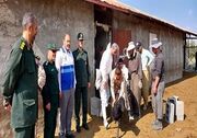 اردوی جهادی دامپزشکی در روستا‌های محروم و عشایری ارومیه 
