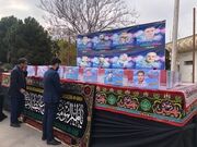 آیین استقبال از شهدای تازه تفحص شده خان طومان، در مشهد