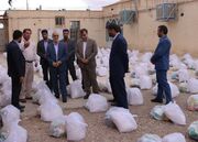 توزیع ۱۵۰۰ بسته معیشتی کمک‌های مومنانه مردمی در کرمان