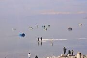 دریاگردی و جریان زندگی این روزها در بستر دریاچه ارومیه