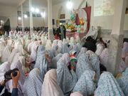 برگزاری مراسم جشن تكليف دانش آموزان دختر در شهر نسر تربت حیدریه