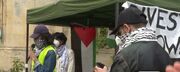 تظاهرات دانشگاهیان و دانشجویان در حمایت فلسطین