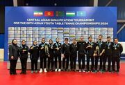 قهرمانی پینگ پنگ باز همدانی در رقابت‌های آسیای میانه