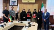 تجلیل از دختران قهرمان تکواندو استان قزوین