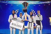 پیام تبریک وزارت ورزش و جوانان پس از قهرمانی بانوان ایران در مسابقات جام جهانی تکواندو