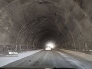 تونل شماره یک ایلام ـ مهران زیر بار ترافیک رفت