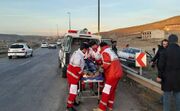 تصادف زنجیره‌ای، نجاتگران زنجان را به صحنه حادثه در جاده اردبیل کشاند