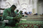 آیین معنوی اعتکاف رمضانیه در ۱۱ مسجد همدان برپا شد