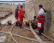 ۲۰ تیم تخصصی هلال‌احمر یزد مشغول امدادرسانی بارندگی‌ها در سطح استان هستند