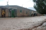 عملیات تخلیه سیلاب در شهرستان زیرکوه در حال انجام است