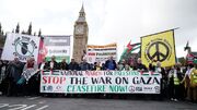 خروش مردم انگلیس در حمایت از فلسطین
