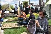 دانشگاهیان مشهد از خیزش دانشجویان آمریکایی در حمایت از فلسطین پشتیبانی کردند