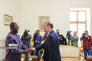 دیدار وزیر صنایع آفریقای مرکزی با وزیر خارجه
